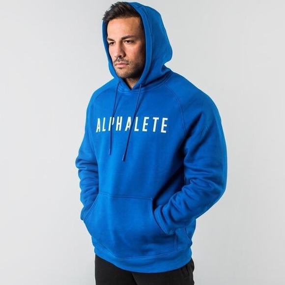 Alphalete Performance Hoodie Royal Blue 